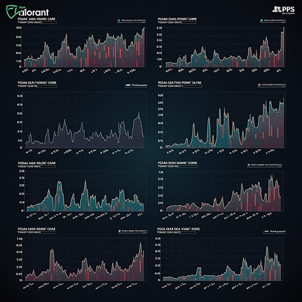 Comprehensive data visualization displaying toxicity patterns across different Valorant game modes, rank tiers, and time periods with detailed statistical breakdowns and trend analysis