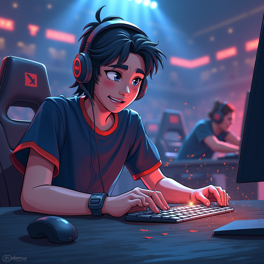 A conceptual illustration showing a high-skilled player dominating lower-ranked matches in games like Dota 2, Rocket League, and Apex Legends, with frustrated new players and broken competitive integrity visualized through rank disparity and unfair matchmaking